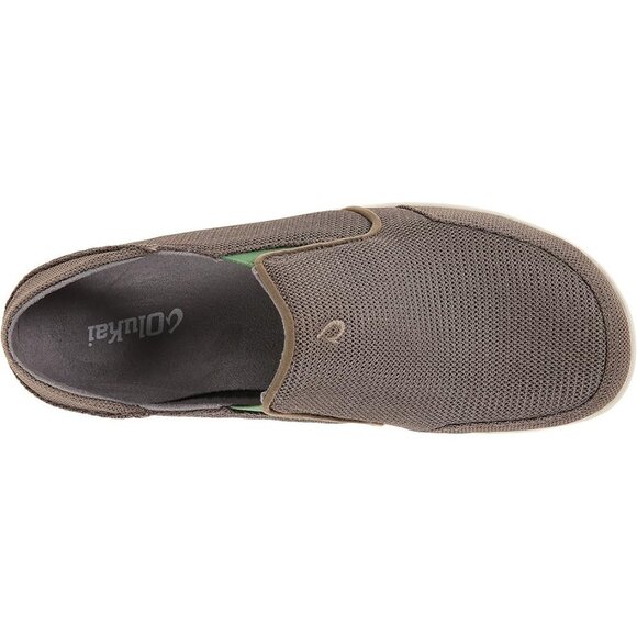 OluKai Nohea Mesh Men's Slip on Shoes Mustang/Lime Peel Size 12 - Picture 9 of 12